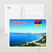 Armenië - Gegharkunik - meer van Sevan - Briefkaart (Voorkant / Achterkant)