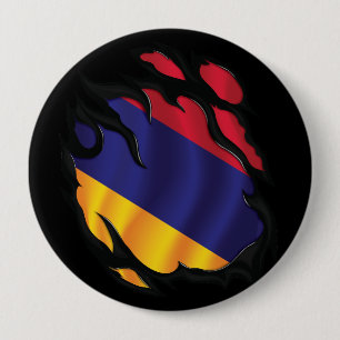 Armenië Gekopieerde vlag Ronde Button 4,0 Cm