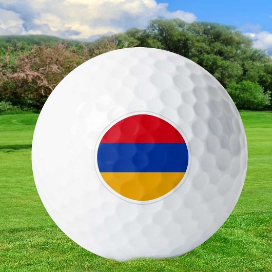 Armenië Golf Balls, Armeense vlaggolfers/patriot Golfballen