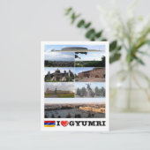 Armenië - Gyumri - I Love - Briefkaart (Staand voorkant)