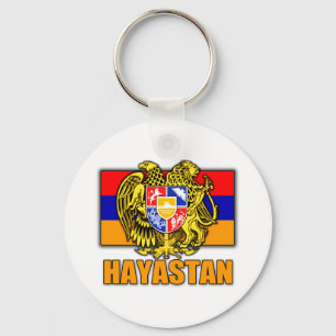 Armenië Hayastan Coat of Arms Sleutelhanger