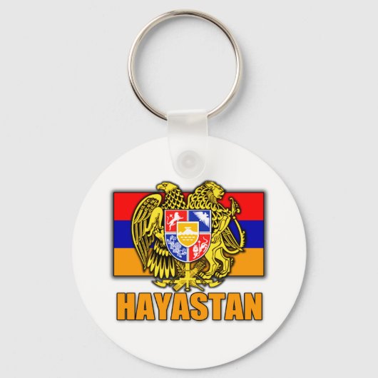 Armenië Hayastan Coat of Arms Sleutelhanger (Voorkant)