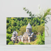 Armenië - het klooster Haghartsin, Dilijan Kaart (Staand voorkant)
