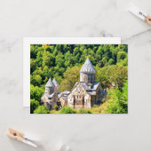 Armenië - het klooster Haghartsin, Dilijan Kaart (Voorkant / Achterkant in situ)