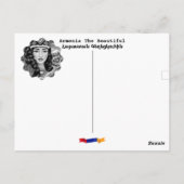 Armenië Het mooie Briefkaart (Achterkant)