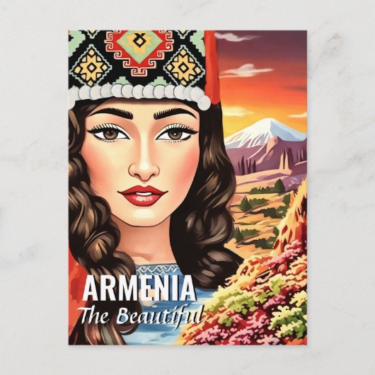 Armenië Het mooie Briefkaart (Voorkant)