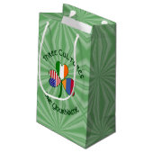 Armenië Ierland USA Shamrock Vlag personaliseren Klein Cadeauzakje (Achterkant Gekanteld)