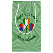 Armenië Ierland USA Shamrock Vlag personaliseren Klein Cadeauzakje (Voorkant)