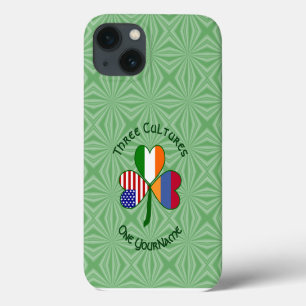 Armenië Ierland VS Shamrock Vlag Personaliseer Case-Mate iPhone Case