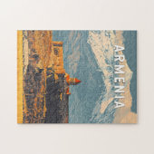 Armenië Illustratie Reizen Art Vintage Legpuzzel (Horizontaal)