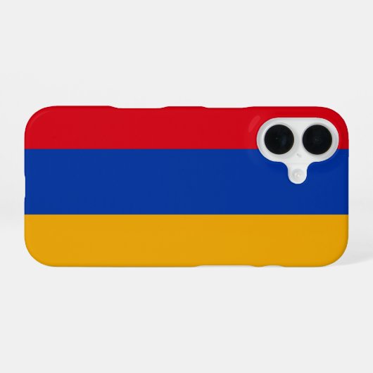 Armenië iPhone 16 Hoesje (Achterkant horizontaal)