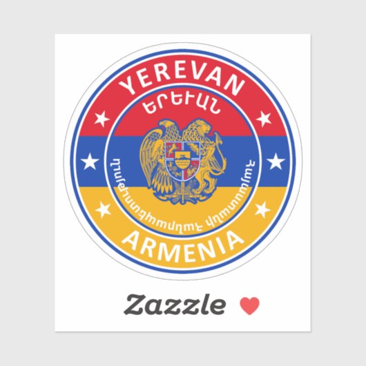 Armenië, Jerevan Sticker (Vel)