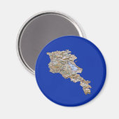 Armenië Kaart Magneet (Voorkant / Achterkant)
