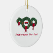 Armenië Kerstmis 2 Keramisch Ornament (Rechts)