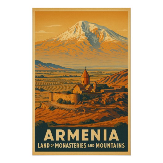 Armenië - Land van kloosters en bergen Perfect Poster (Voorkant)