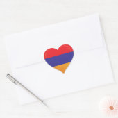 Armenië liefde vlag trots hart sticker (Envelop)