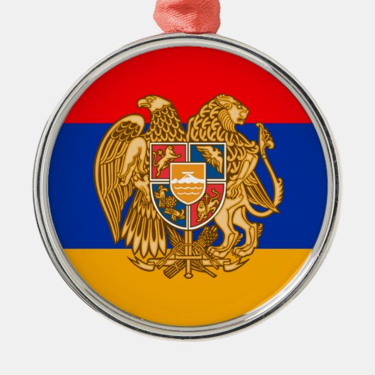 Armenië Metalen Ornament (Voorkant)