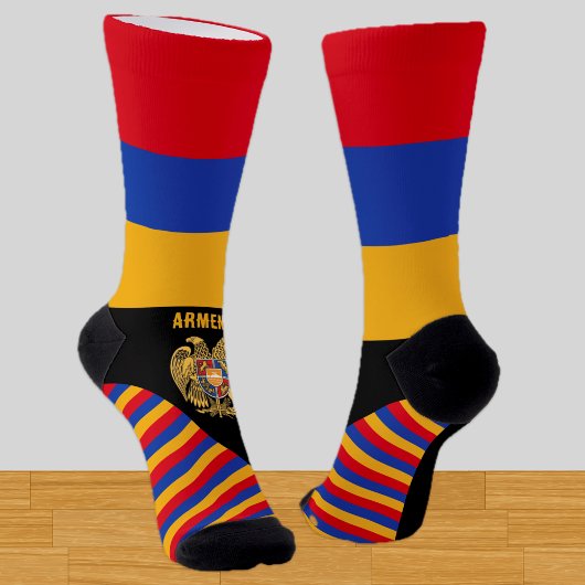 Armenië, mode, Armeense vlag, patriottisch Sokken