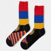 Armenië, mode, Armeense vlag, patriottisch Sokken (Links)