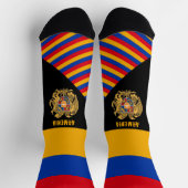 Armenië, mode, Armeense vlag, patriottisch Sokken (Top)