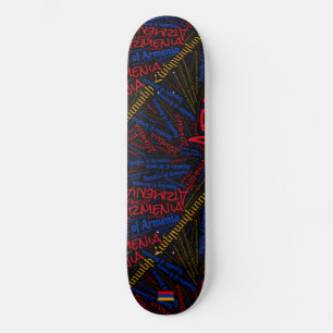 Armenië Nationale Trots Woordwolk Skateboard