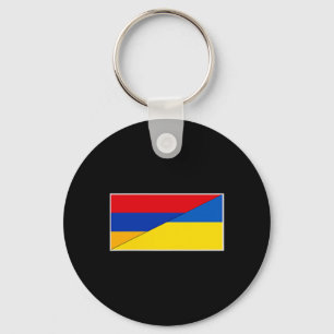 Armenië Oekraïne Vlag Armeense Oekraïense National Sleutelhanger