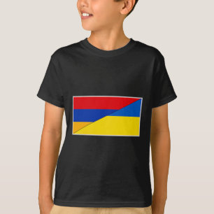 Armenië Oekraïne Vlag Armeense Oekraïense National T-shirt