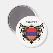 Armenië [personaliseren] magneet (Voorkant / Achterkant)