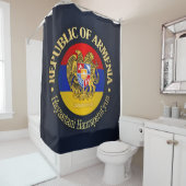 Armenië (rd) douchegordijn (In situ)