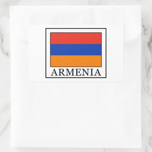 Armenië Rechthoekige Sticker (Tas)