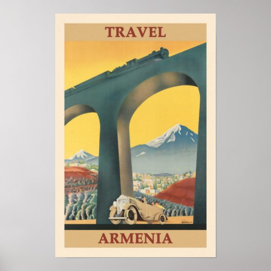 Armenië Reisposter Poster (Voorkant)
