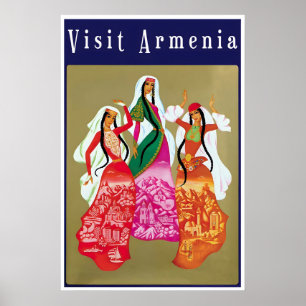 Armenië Reisposter Vintage Kunst Erfgoedprint Poster