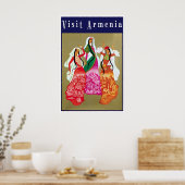 Armenië Reisposter Vintage Kunst Erfgoedprint Poster (Keuken)
