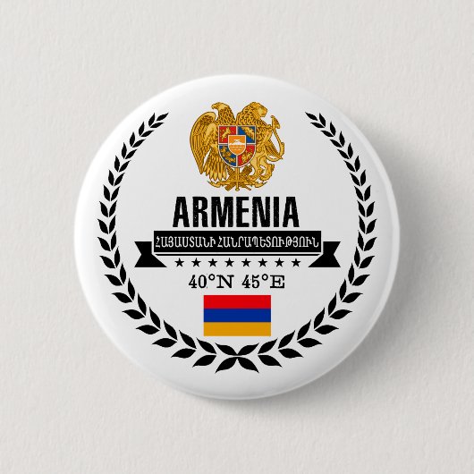 Armenië Ronde Button 5,7 Cm (Voorkant)