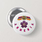 Armenië Ronde Button 5,7 Cm (Voorkant /achterkant)