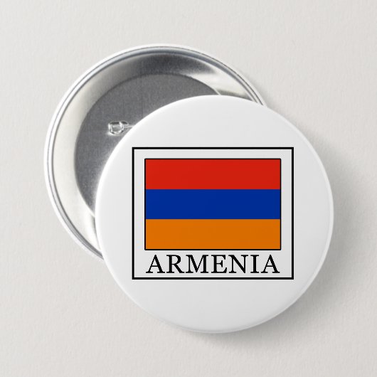 Armenië Ronde Button 7,6 Cm (Voorkant /achterkant)