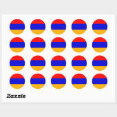 Armenië Ronde Sticker (Vel)