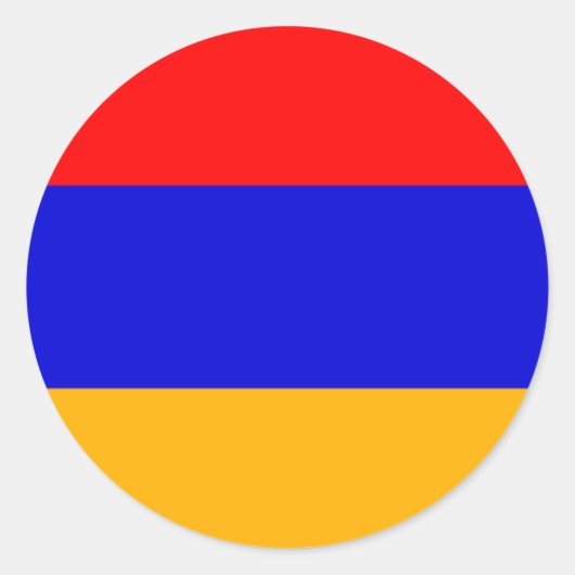 Armenië Ronde Sticker (Voorkant)