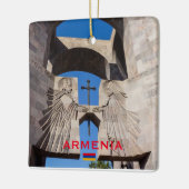 Armenië Schilderachtig kerstversiering Keramisch Ornament (Links)