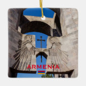 Armenië Schilderachtig kerstversiering Keramisch Ornament (Voorkant)