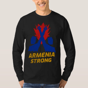 Armenië sterk vintage Verdedig Armeense gemeenscha T-shirt