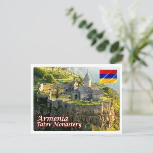 Armenië - Syunik - Klooster Tatev - Briefkaart (Staand voorkant)
