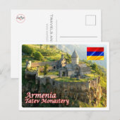 Armenië - Syunik - Klooster Tatev - Briefkaart (Voorkant / Achterkant)