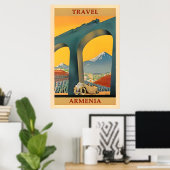 Armenië Travel Poster (Thuiskantoor)