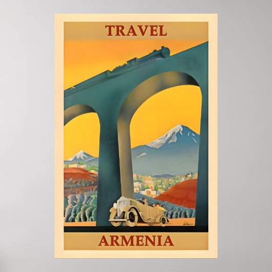 Armenië Travel Poster (Voorkant)