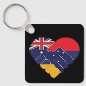 Armenië UK Flags Sleutelhanger (Voorkant)