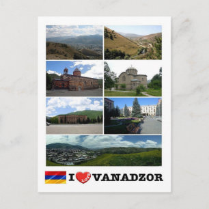 Armenië - Vanadzor - I Love - Briefkaart