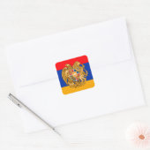 Armenië Vierkante Sticker (Envelop)