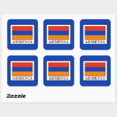 Armenië Vierkante Sticker (Vel)