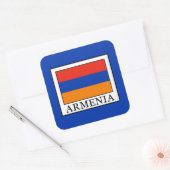 Armenië Vierkante Sticker (Envelop)